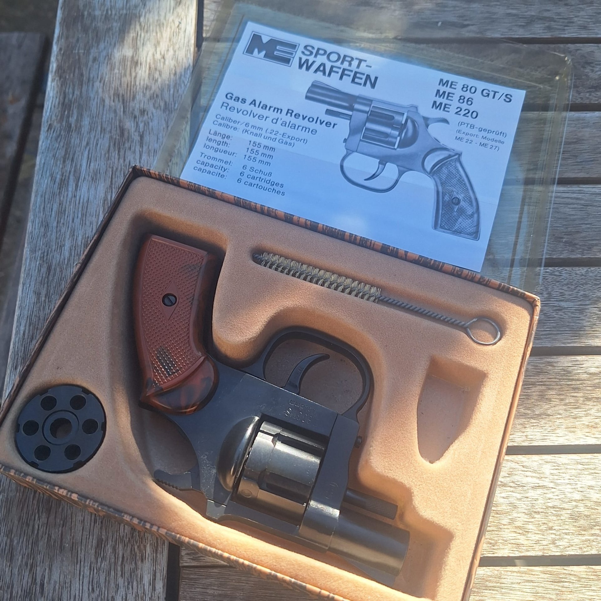 Revolver ME 80GT/S Kal.6mm Platz – Bild 2