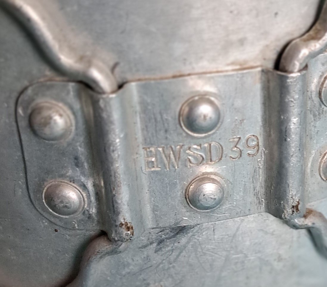 Alu-Trinkbecher von1939, mit Hersteller, Wehrmacht HWSD39. – Bild 2