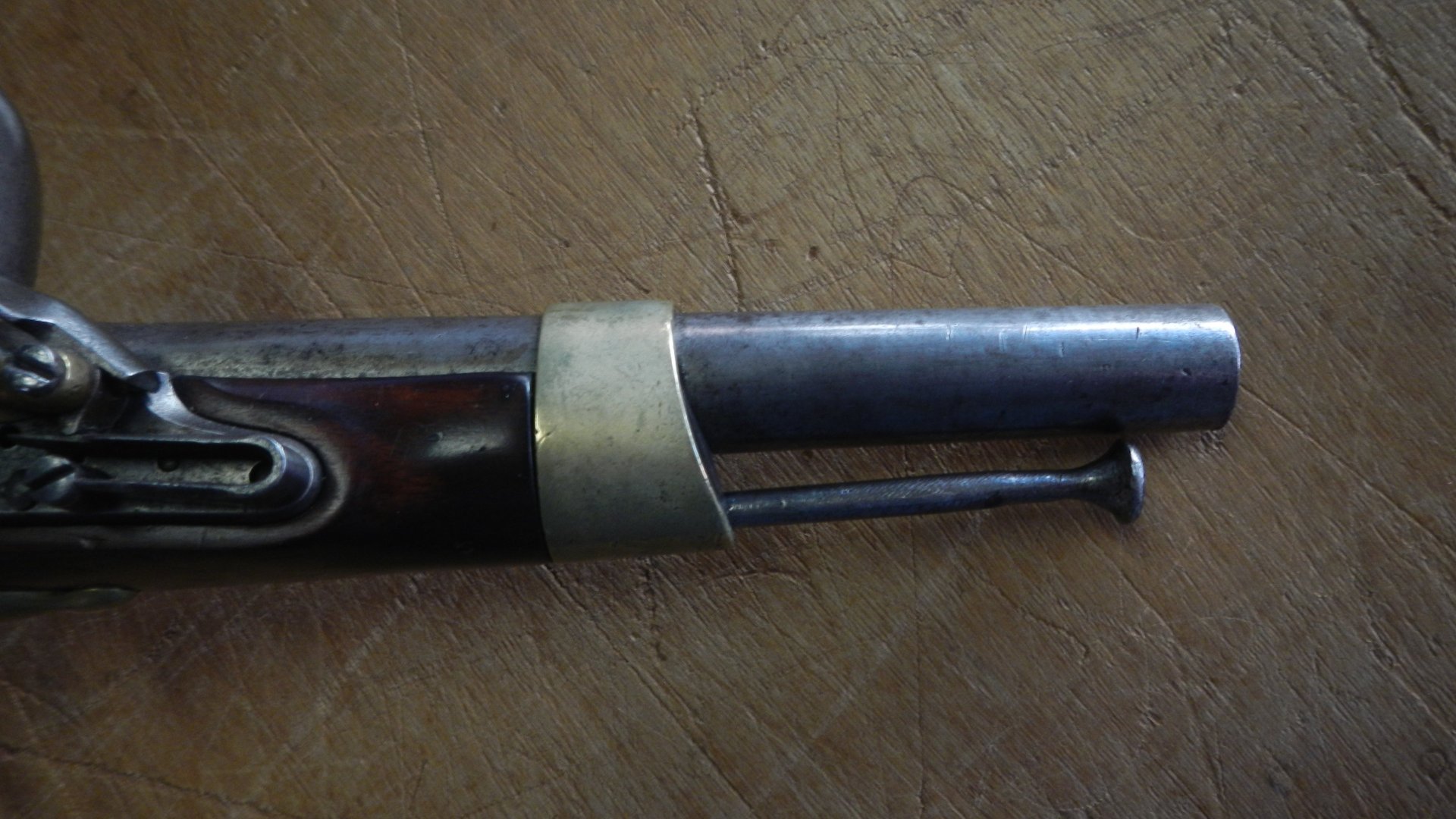 Steinschloß Pistole Frankreich Kavalleriepistole von 1807 M an 13 Maubeuge Manufacture Impérial – Bild 3
