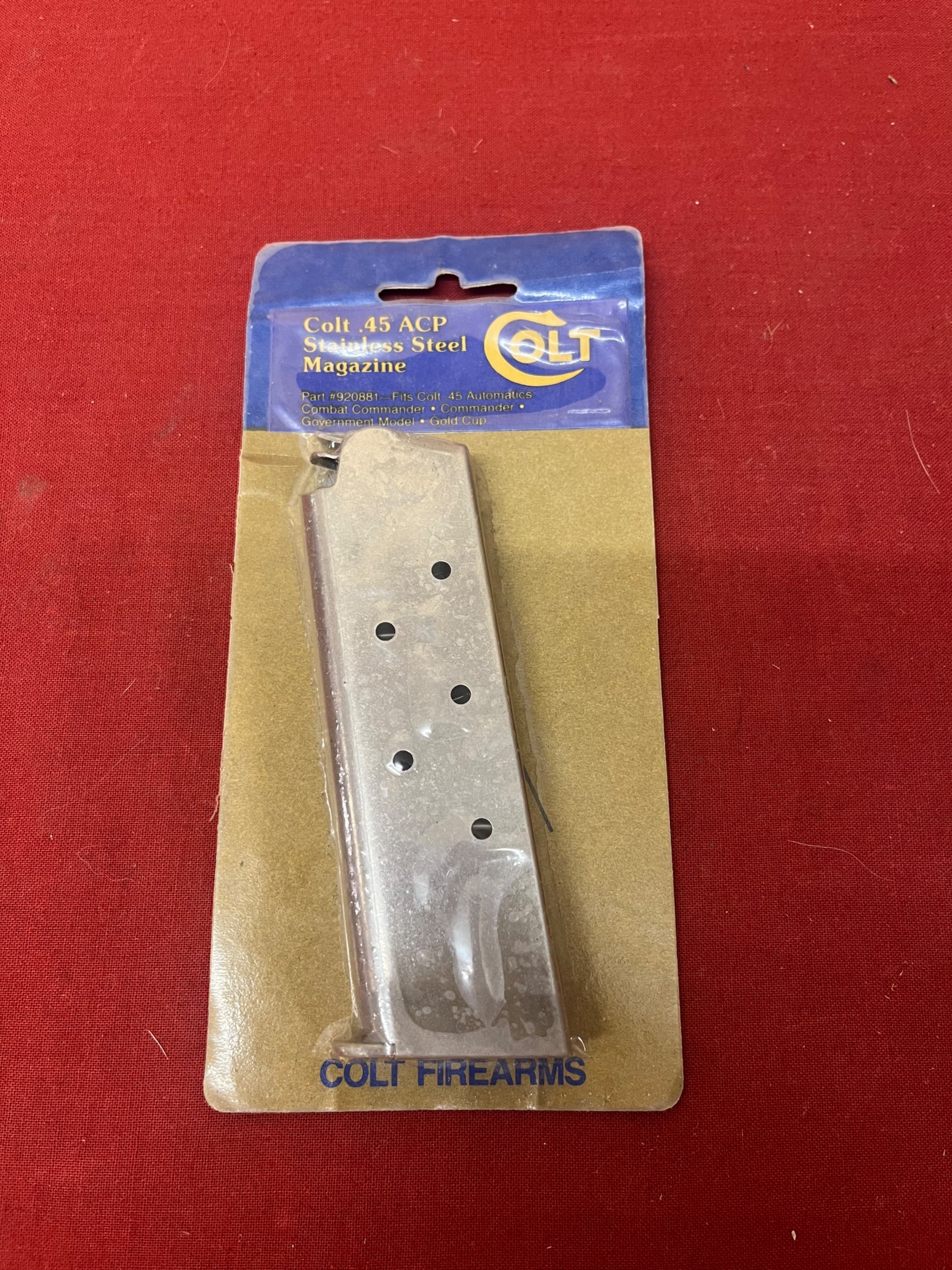 Original Colt Magazin .45 ACP – Stainless Steel – Art.-Nr. 920881 – Originalverpackt – Bild 1
