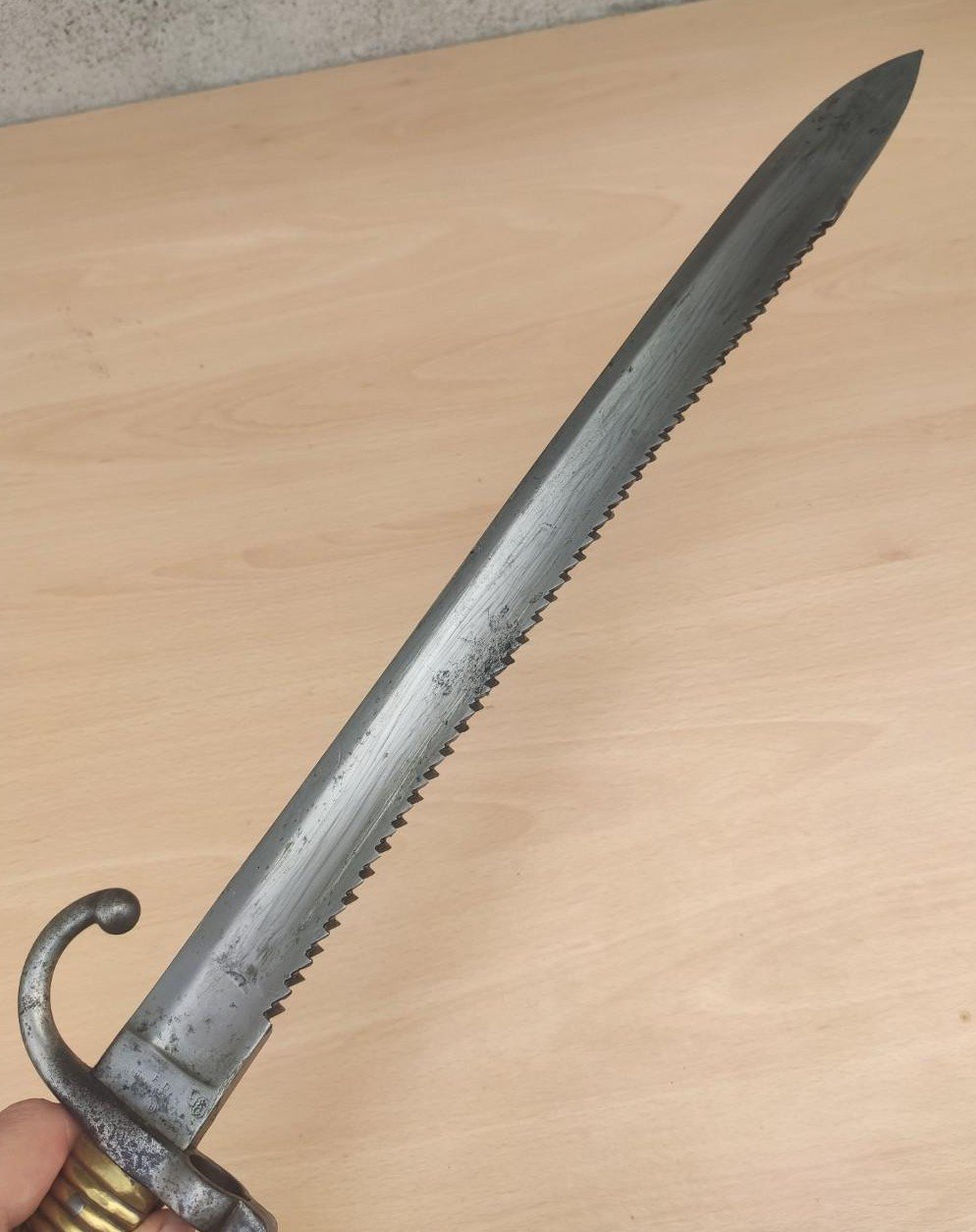 Tersen 1868 Belgische bajonett mit Säge – Bild 7