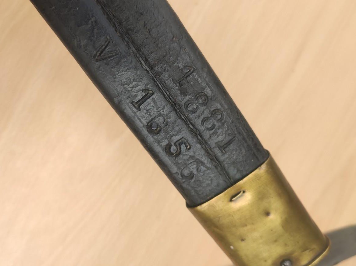 Tersen 1868 Belgische bajonett mit Säge – Bild 5