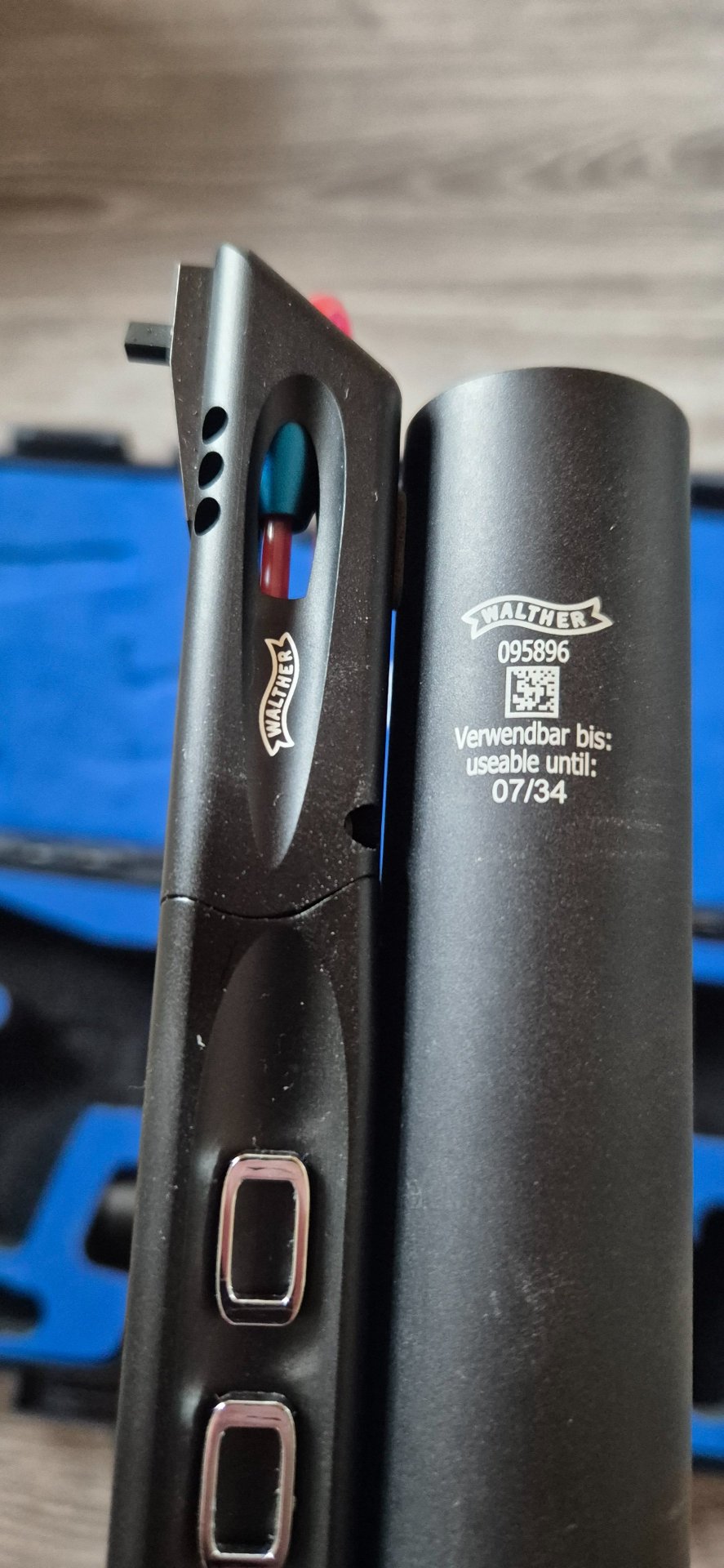 Walther LP 500 MEISTER MANUFAKTUR BLUE mit mechanischem Abzug – Bild 3