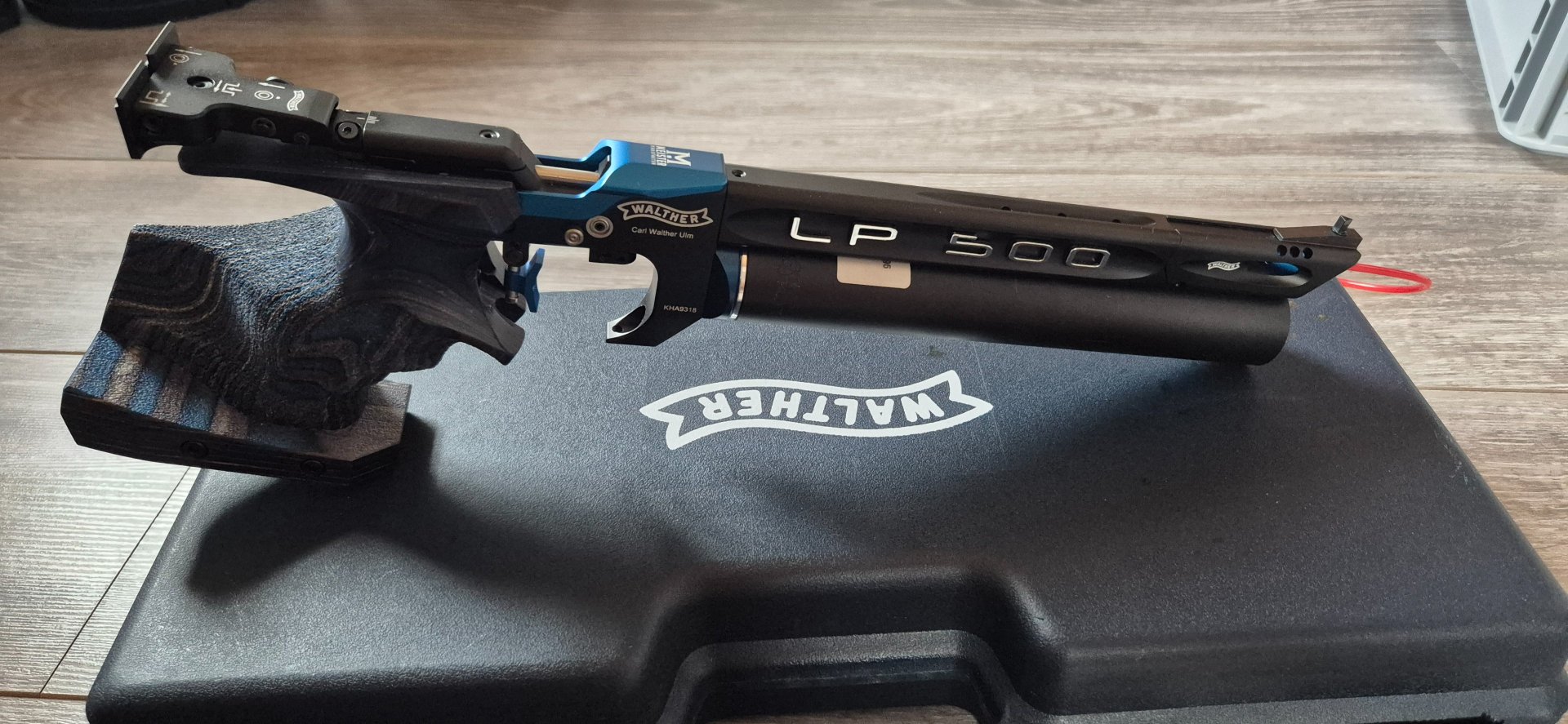 Walther LP 500 MEISTER MANUFAKTUR BLUE mit mechanischem Abzug – Bild 2