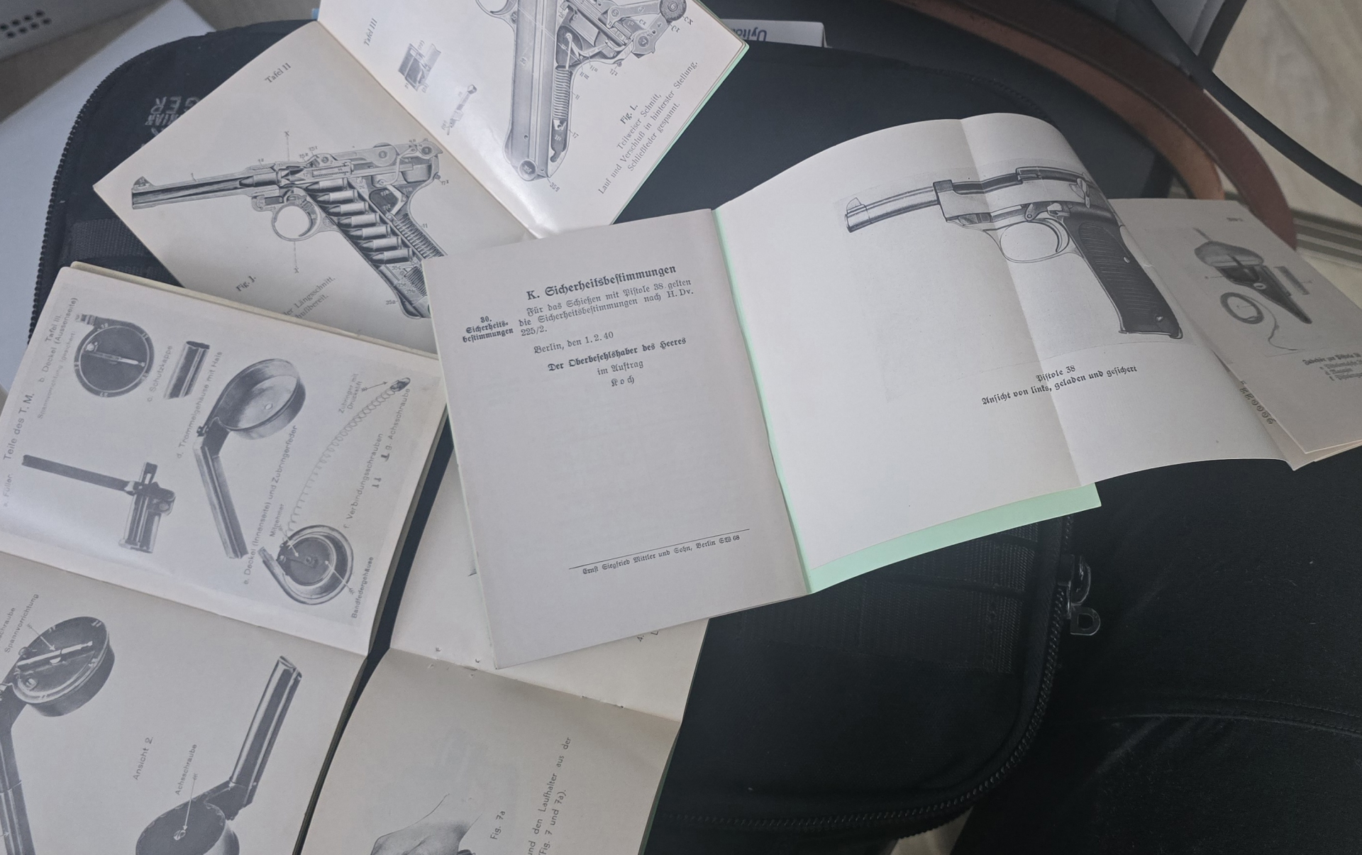 Bedienungsanleitungen / Vorschriften P38, Pistole 07, Ari, Mauser 1910/1914 – Bild 2