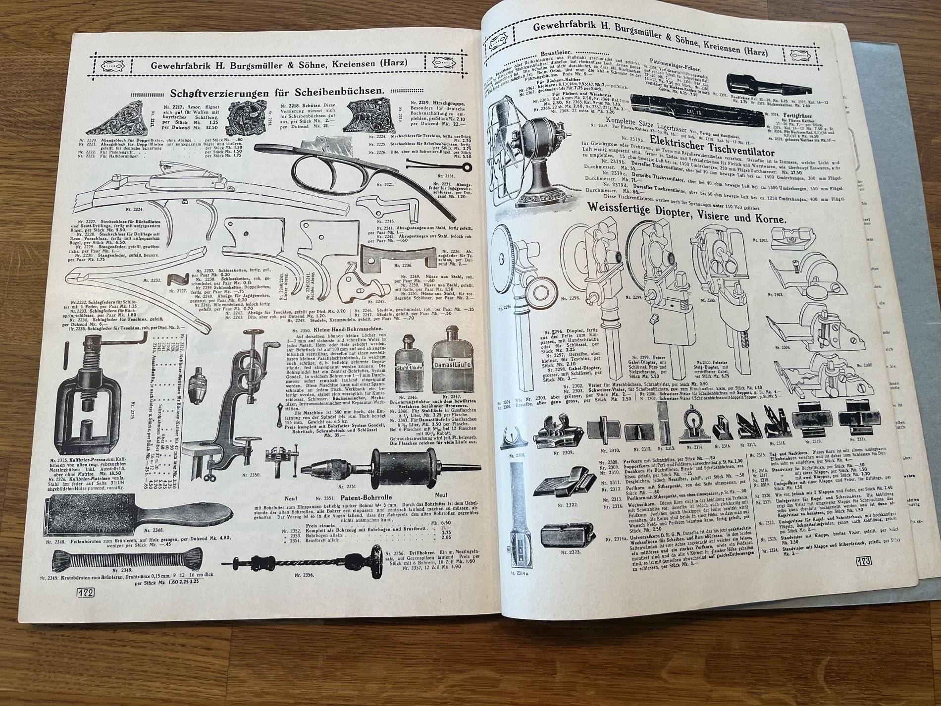 Katalog Moderne Waffen Gewehrfabrik H.Burgsmüller Original !! von 1910 – Bild 5