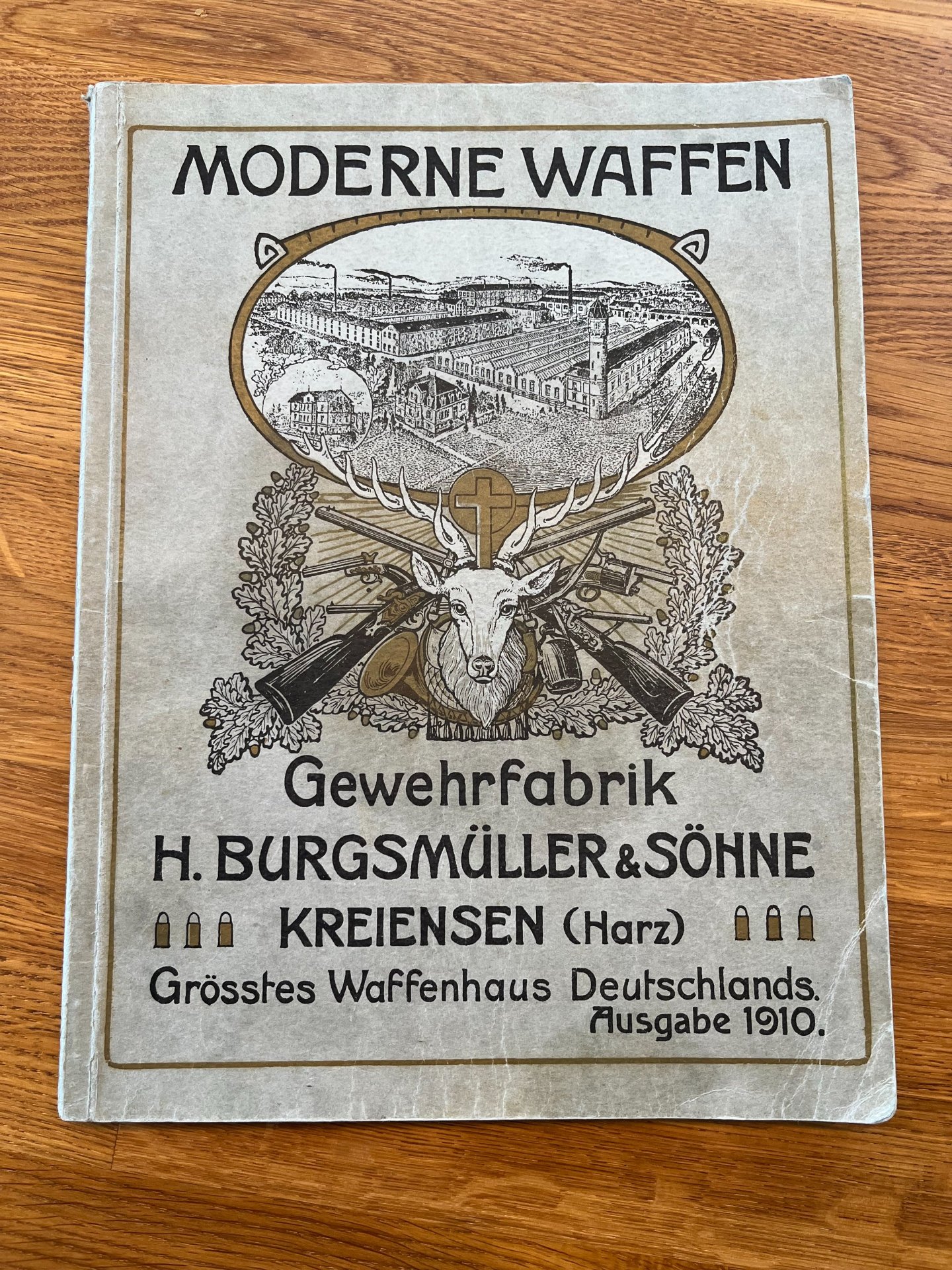 Katalog Moderne Waffen Gewehrfabrik H.Burgsmüller Original !! von 1910 – Bild 1