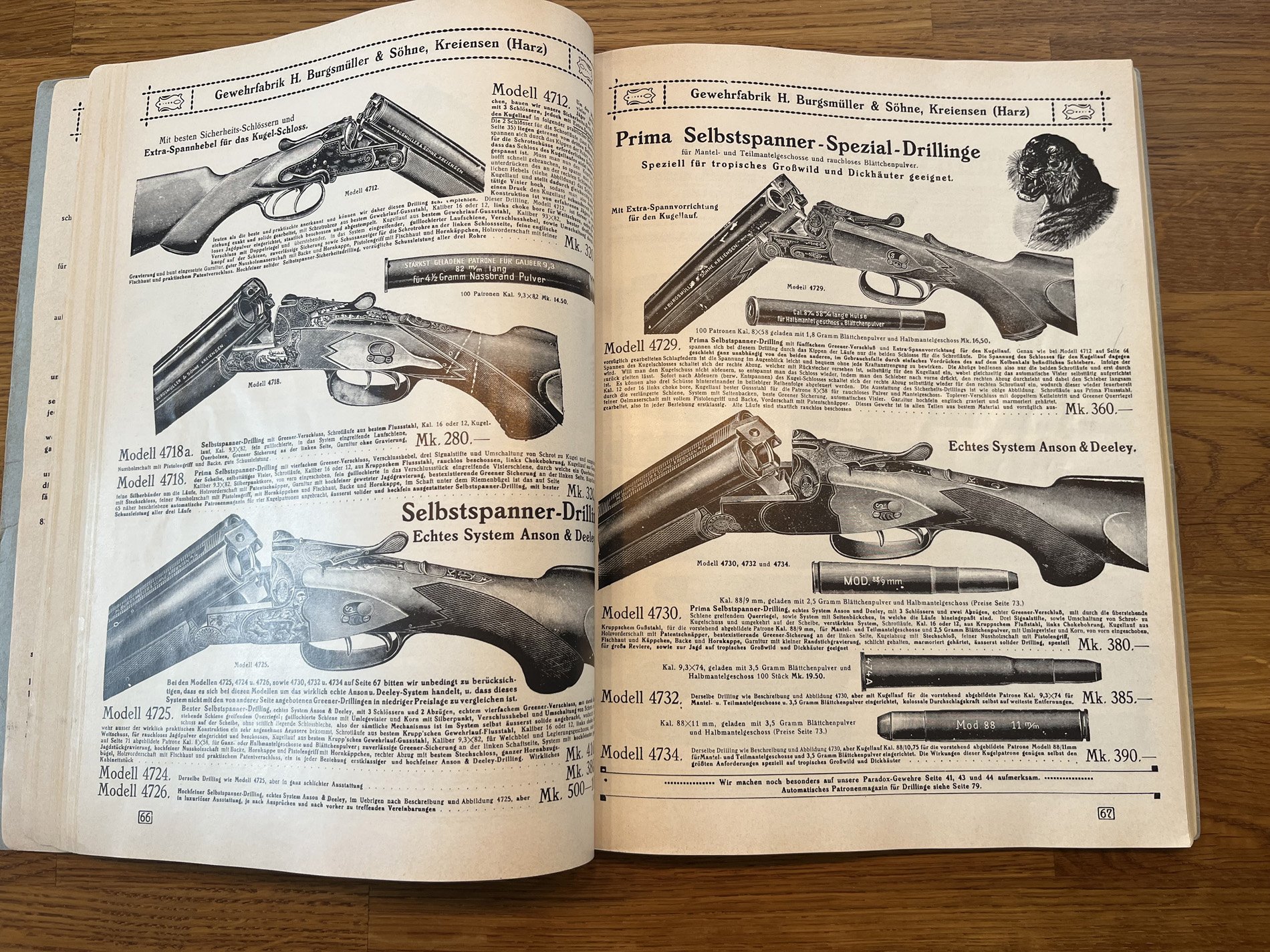 Katalog Moderne Waffen Gewehrfabrik H.Burgsmüller Original !! von 1910 – Bild 4