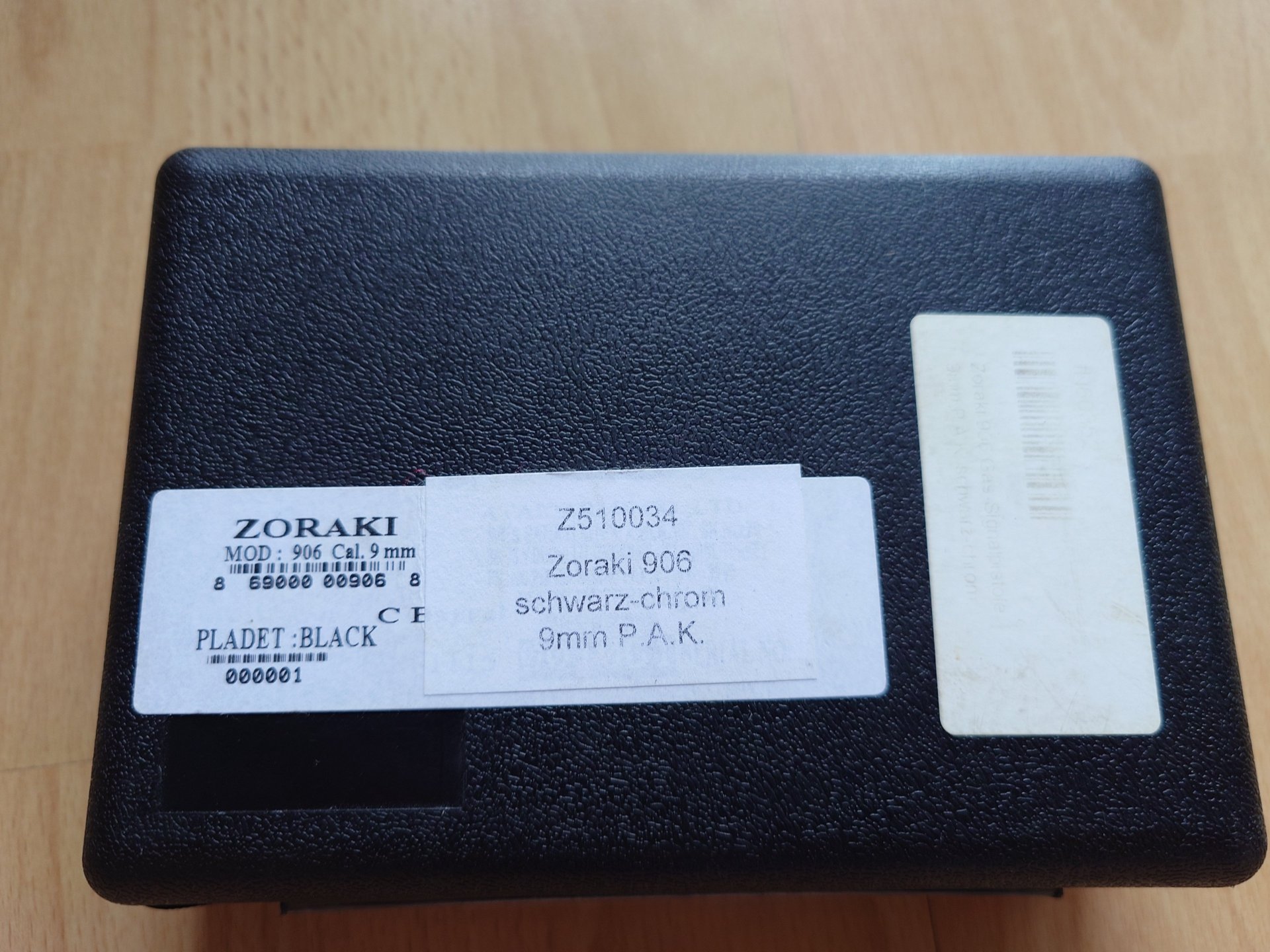 Zoraki Schreckschusspistole 906 9mm P.A.K. schwarz-chrom – Bild 1