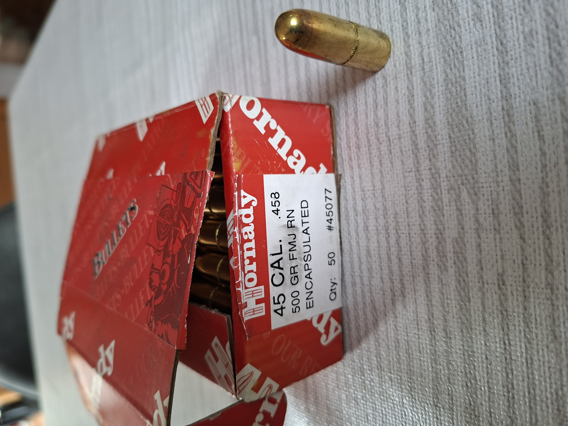 1Packung 45CAL.458 500gr.FMJRN – Bild 1