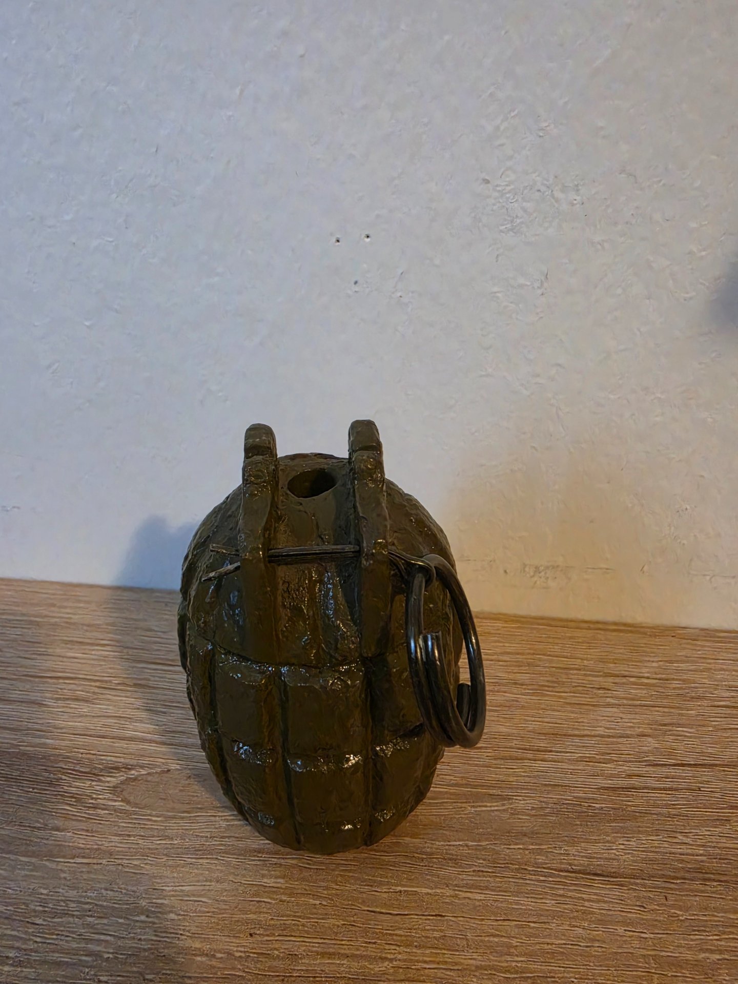 Britische Mills No. 5 Mk I Handgranate 9/1916 WK1 – Deko/Sammlerstück – Bild 2