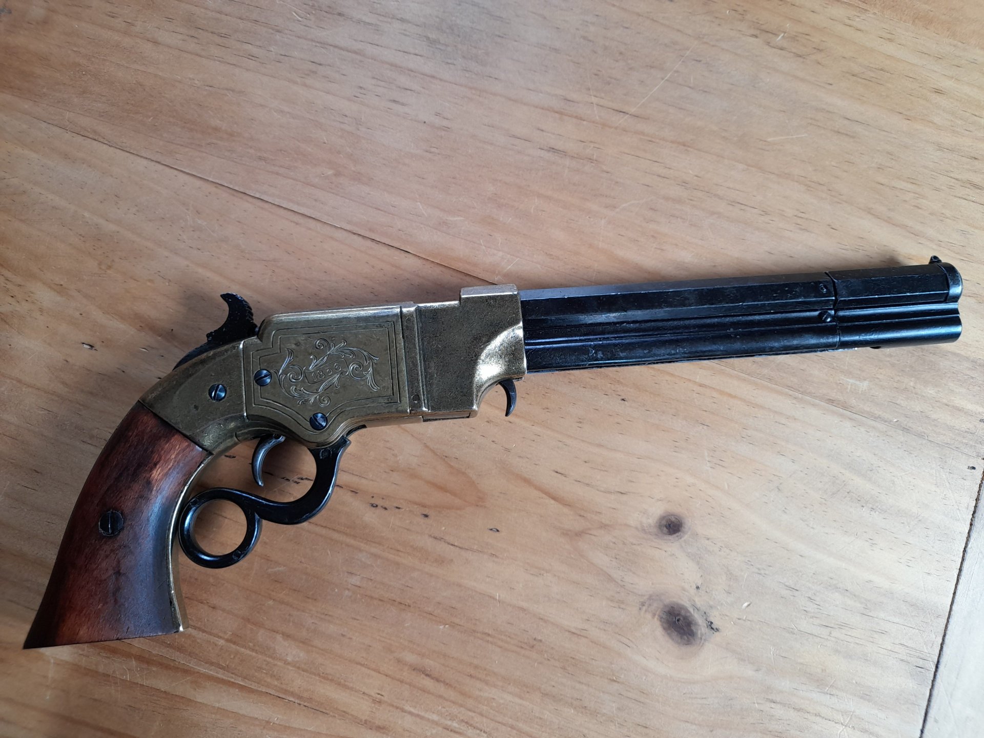 Westernrevolver Volcanic Smith & Wesson 1856 -DEKO- – Bild 3