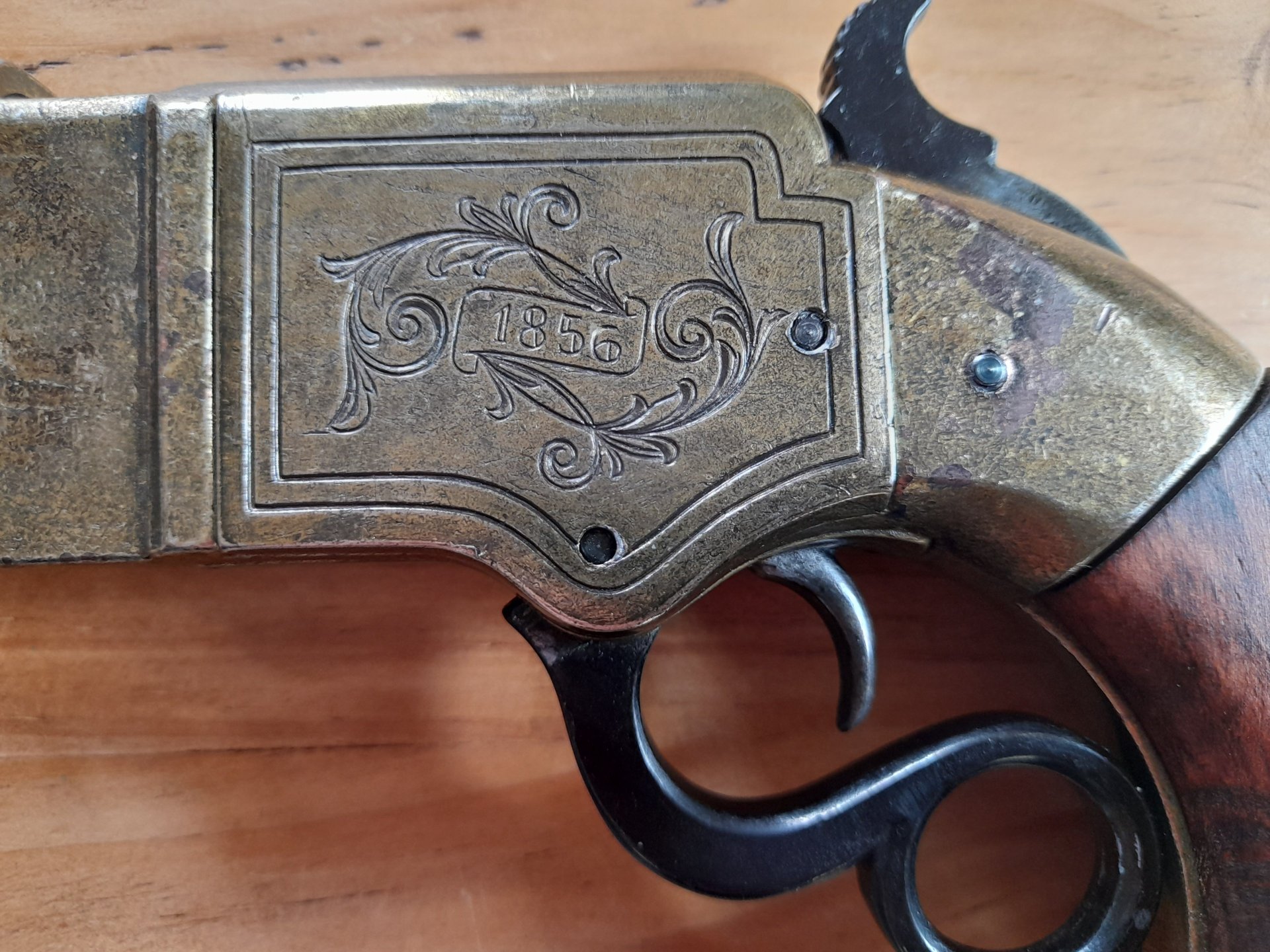 Westernrevolver Volcanic Smith & Wesson 1856 -DEKO- – Bild 2