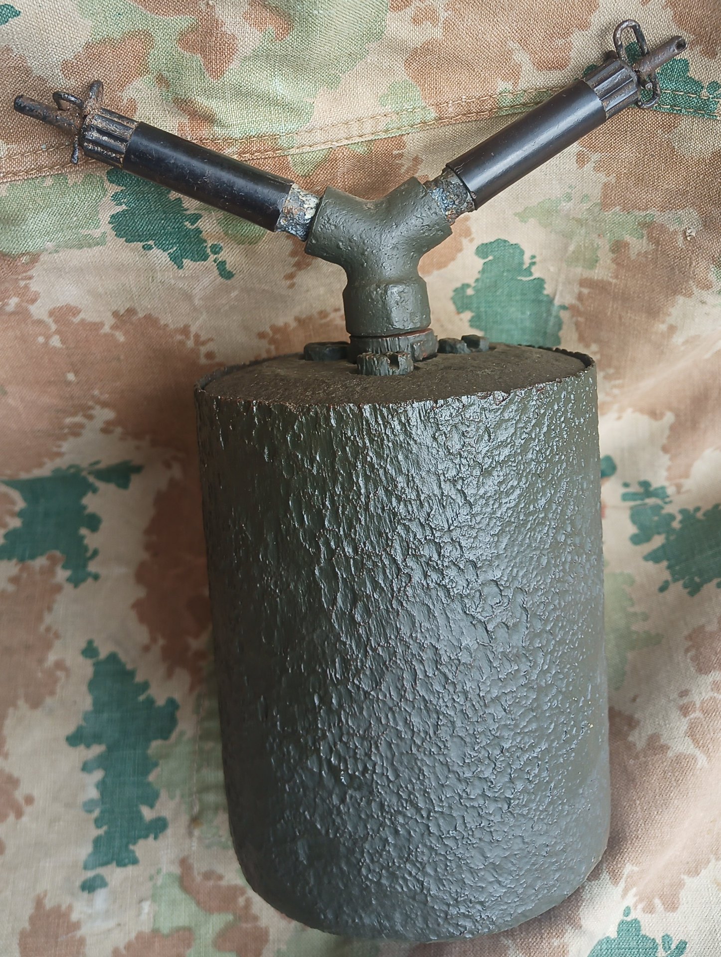 S Mine 35 (WK2,Bombe,Zünder,Spreng,Flak,Rakete,Panzer,Mine,Mp40,P 08,Konvolut,Bodenfund) – Bild 1