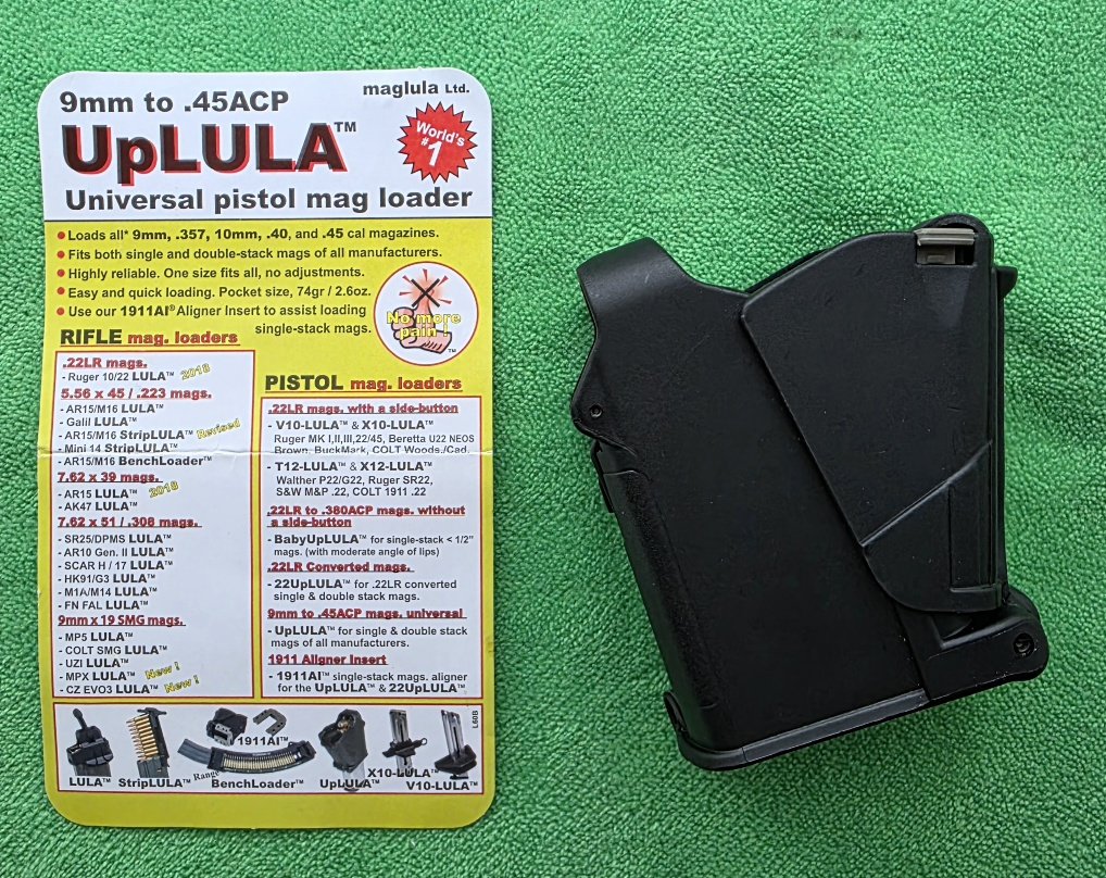 Maglula Uplula , Universal Ladehilfe , 9mm - .44ACP – Bild 1