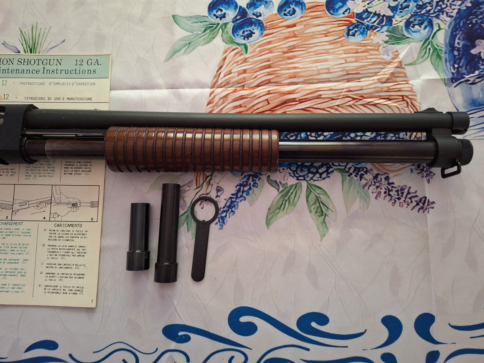 An EWB Repetierflinte (Pump-Gun) Kal. 12/76 Modell Imperator – Bild 2