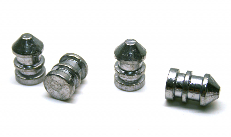 10 x ARES Vorderlader Schwarzpulver Präzisions MAXI BLEI Geschosse .454 11,53mm CAL 45 245grs 15,88g – Bild 1