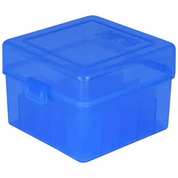BERRYS Patronenbox BLUE 25er 20 GAUGE | für 25 Stück Schrotpatronen 20/70 20/76 BLUE CLEAR / Klar – Bild 1