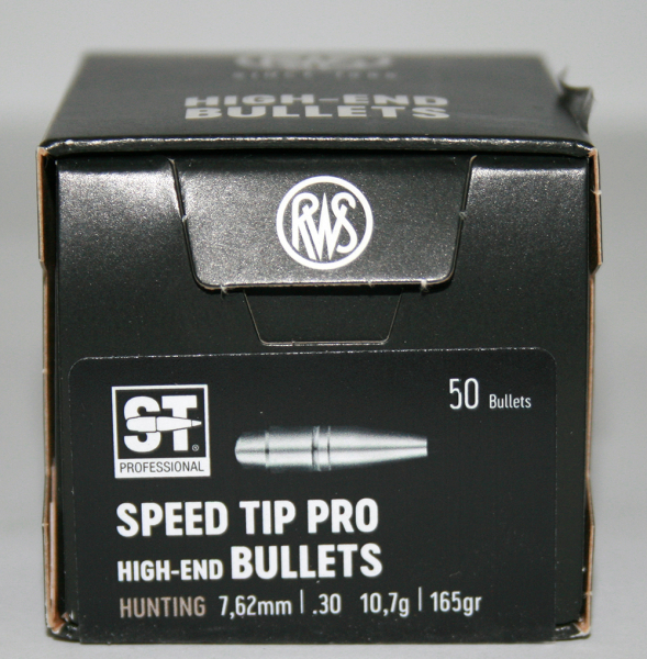 50 Stück NEUE RWS Geschosse - Speed Tip Professional !NEU! .308Win/7.62 - 10,7g/165gr hohe Präzision – Bild 1