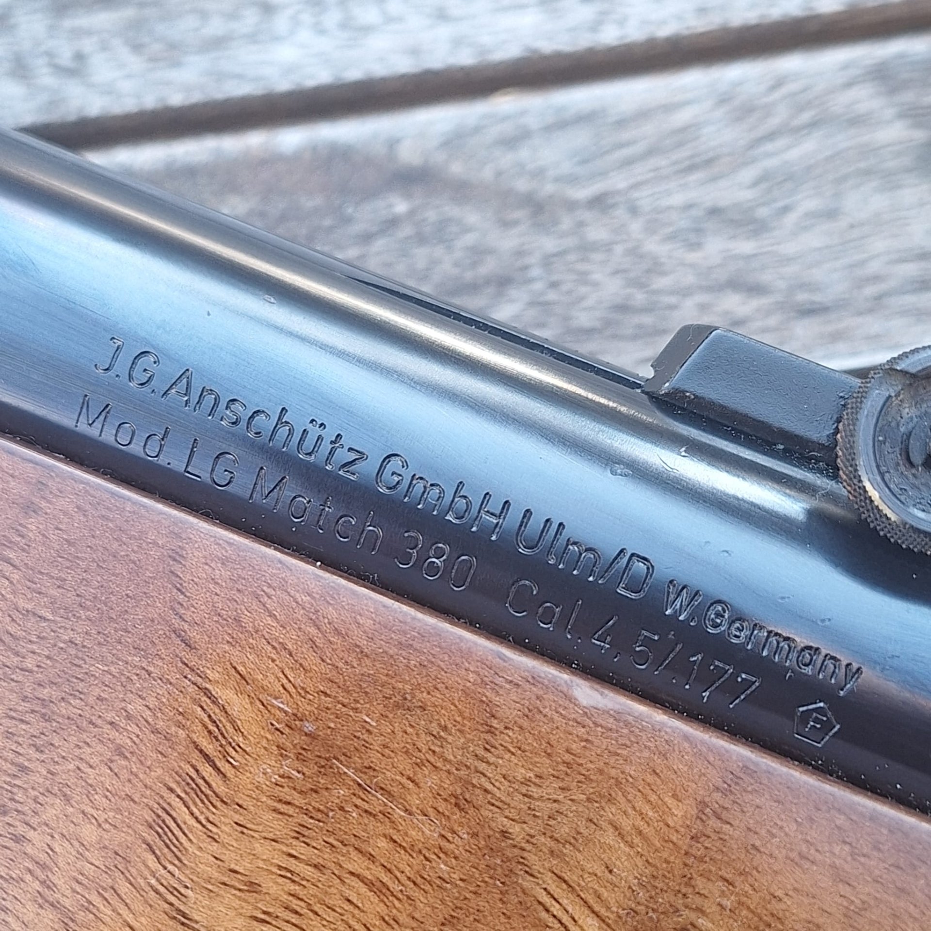 Anschütz Match LG. Mod 380 - mit Diopter – Bild 4