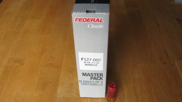 Master Pack, 10 x 5 Boxes Federal Classic 00 Buckshot Kal. 12/70 ungeöffnet !! – Bild 1