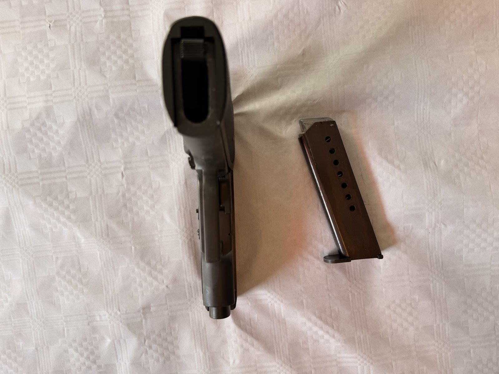 Seltene Geco P35-1 (Sig Sauer P225) | Cal. .35 Knall | PTB 456 | OVP & Holster – Bild 9