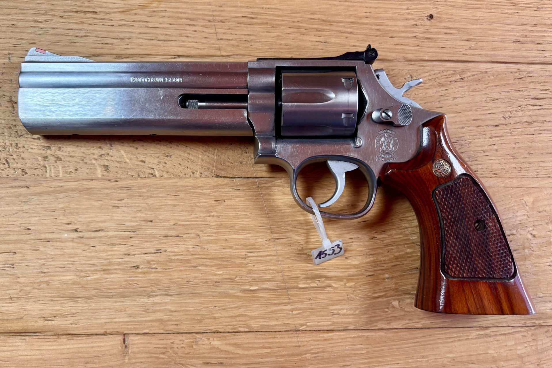 Revolver Smith & Wesson Mod. 686 6" Lauf mit Laufgewicht Kal. .357Mag. – Bild 1