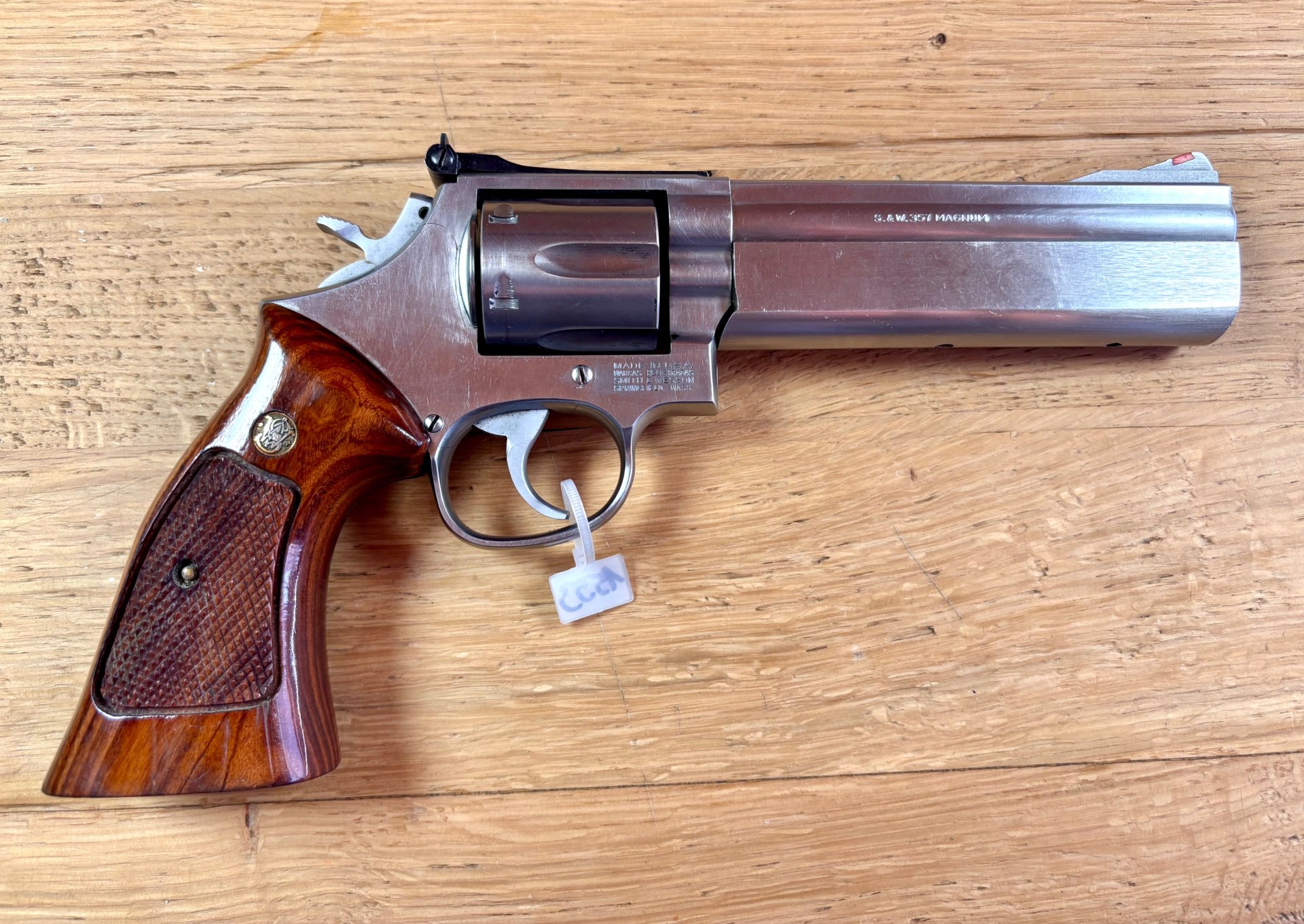 Revolver Smith & Wesson Mod. 686 6" Lauf mit Laufgewicht Kal. .357Mag. – Bild 4