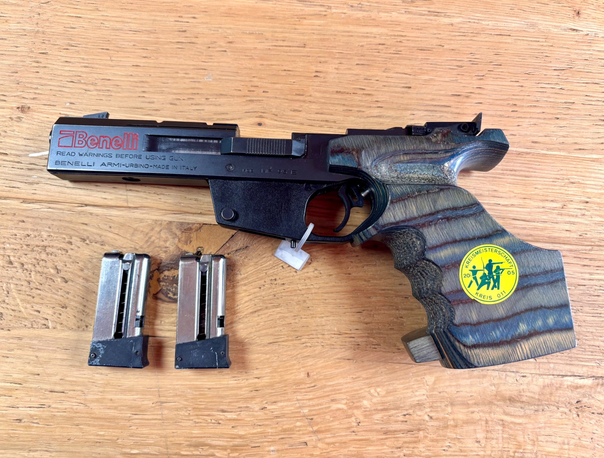 Sportpistole Benelli MP 95 E Kaliber .22lr - mit 2 Magazinen – Bild 2
