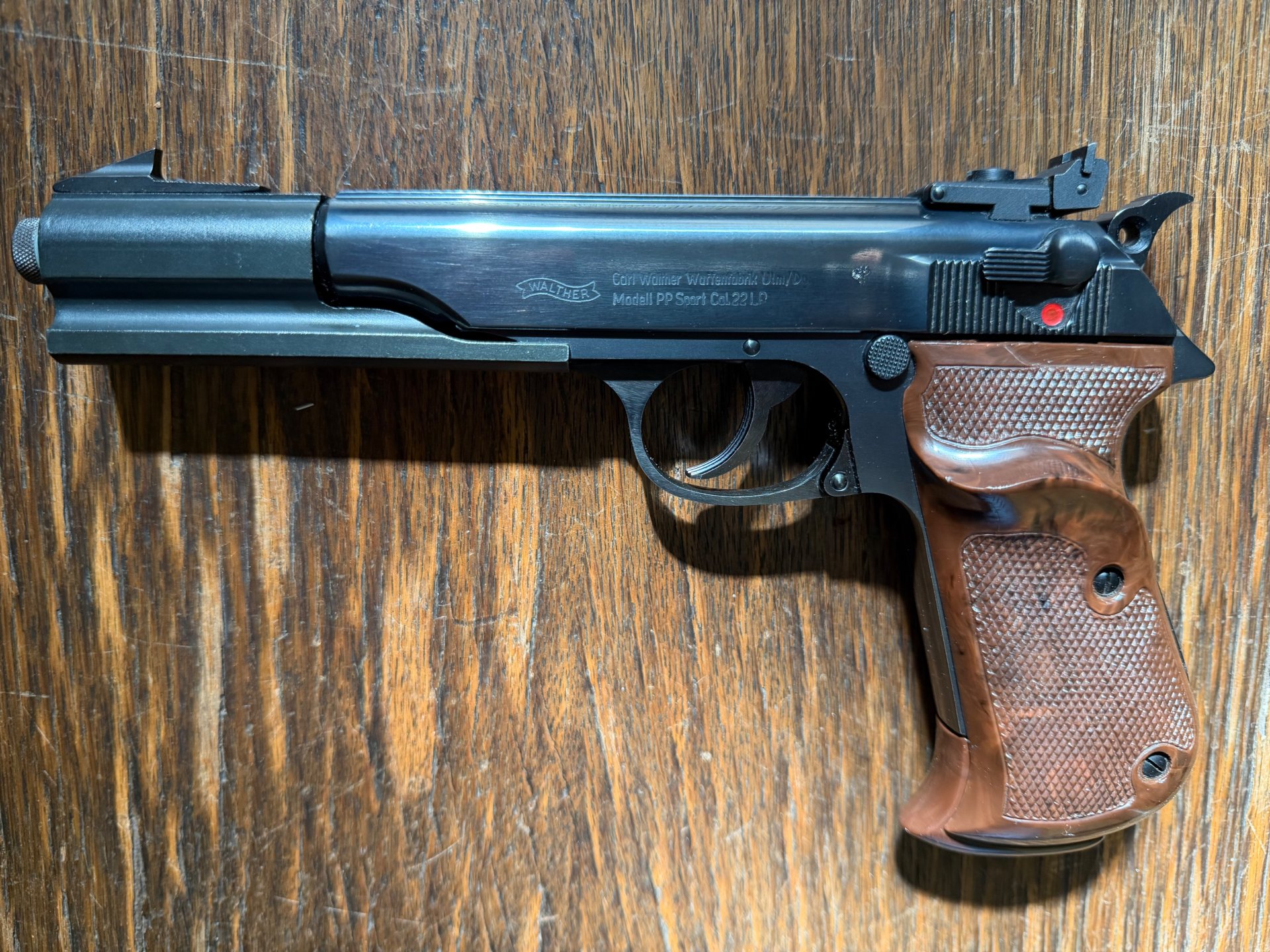 Walther PP Sport mit original Laufgewicht! Kal. .22 – Top-Zustand von 1962 – Bild 2