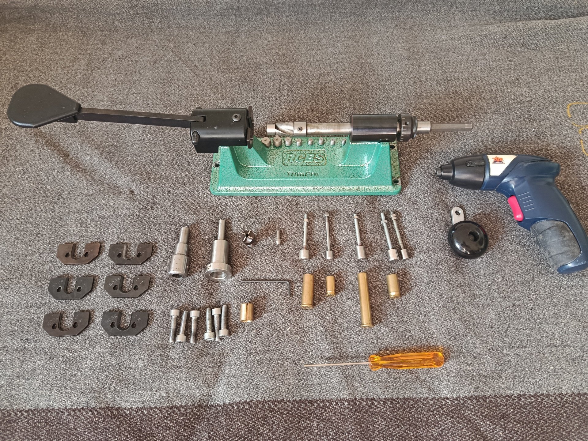 RCBS Trim Pro Hülsentrimmer mit viel Zubehör – Bild 1