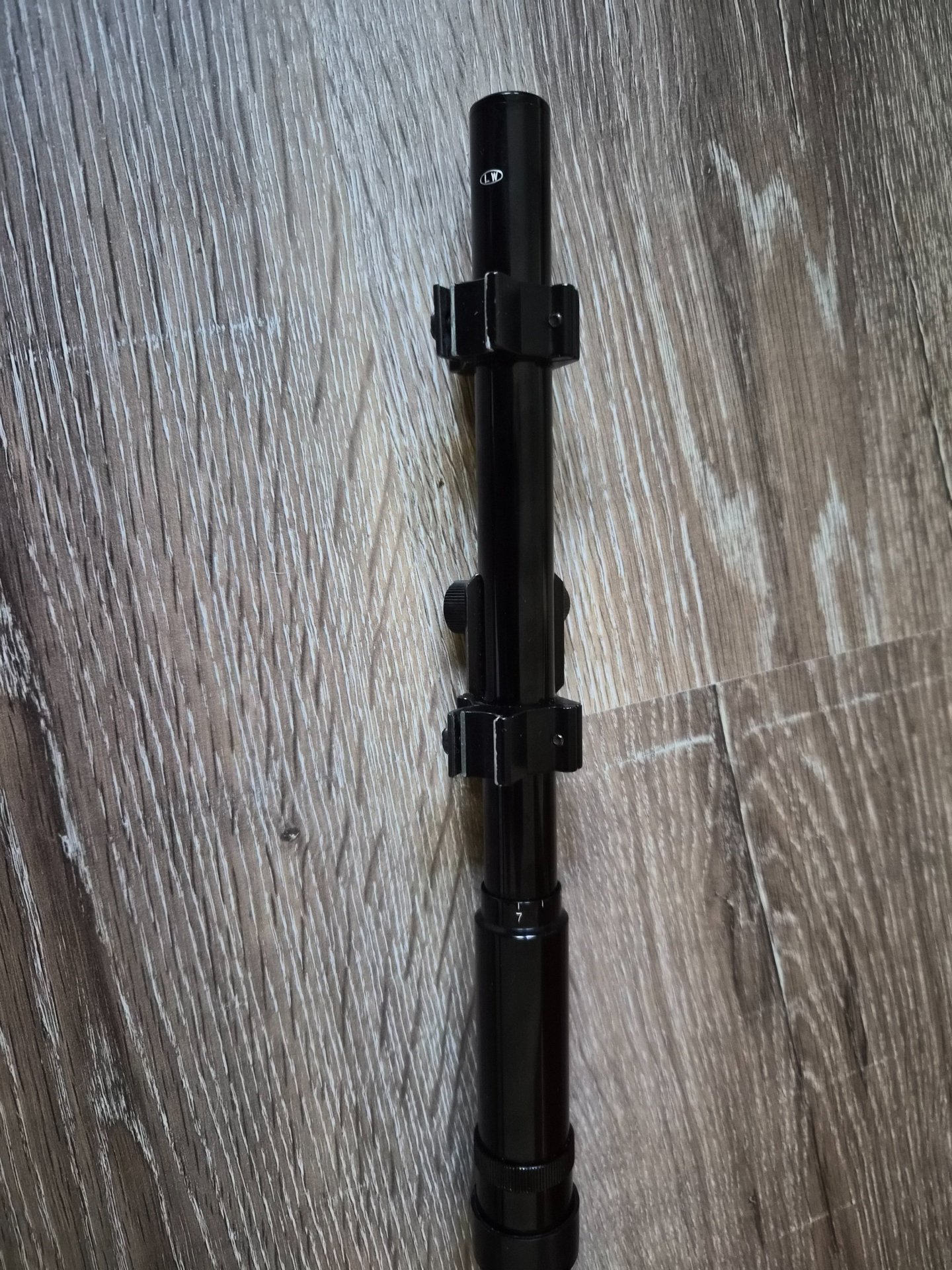 Lisenfeld 3–7x15 Zielfernrohr vergütete Optik mit Montage Vintage gebraucht – Bild 1