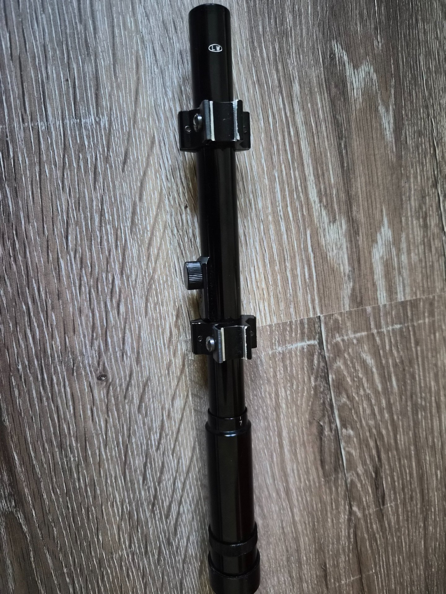 Lisenfeld 3–7x15 Zielfernrohr vergütete Optik mit Montage Vintage gebraucht – Bild 3