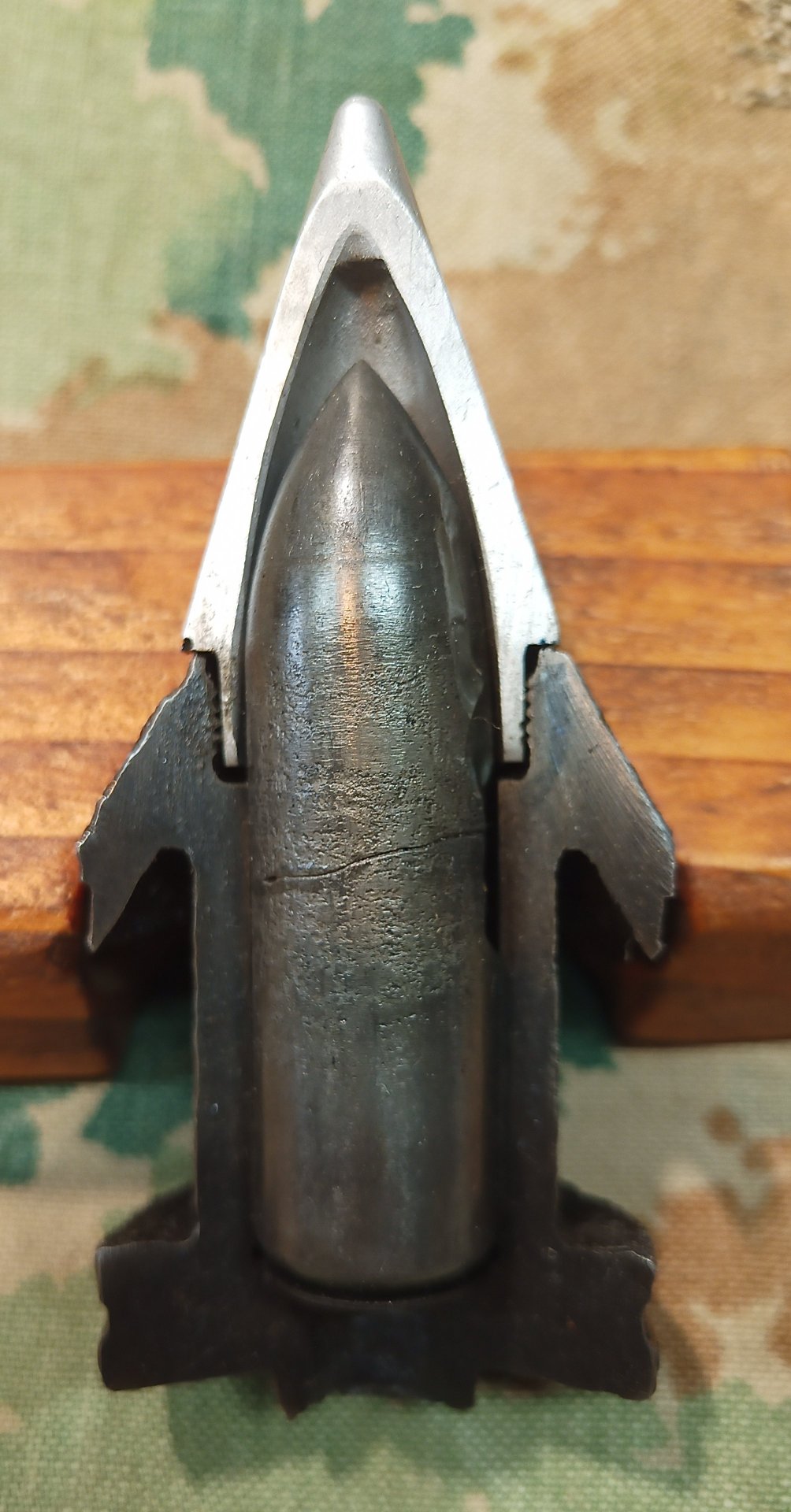 3,7cm Hartkerngeschoss(WK2,Bombe,Zünder,Spreng,Flak,Rakete,Panzer,Mine,Mp40,P 08,Konvolut,Bodenfund) – Bild 1