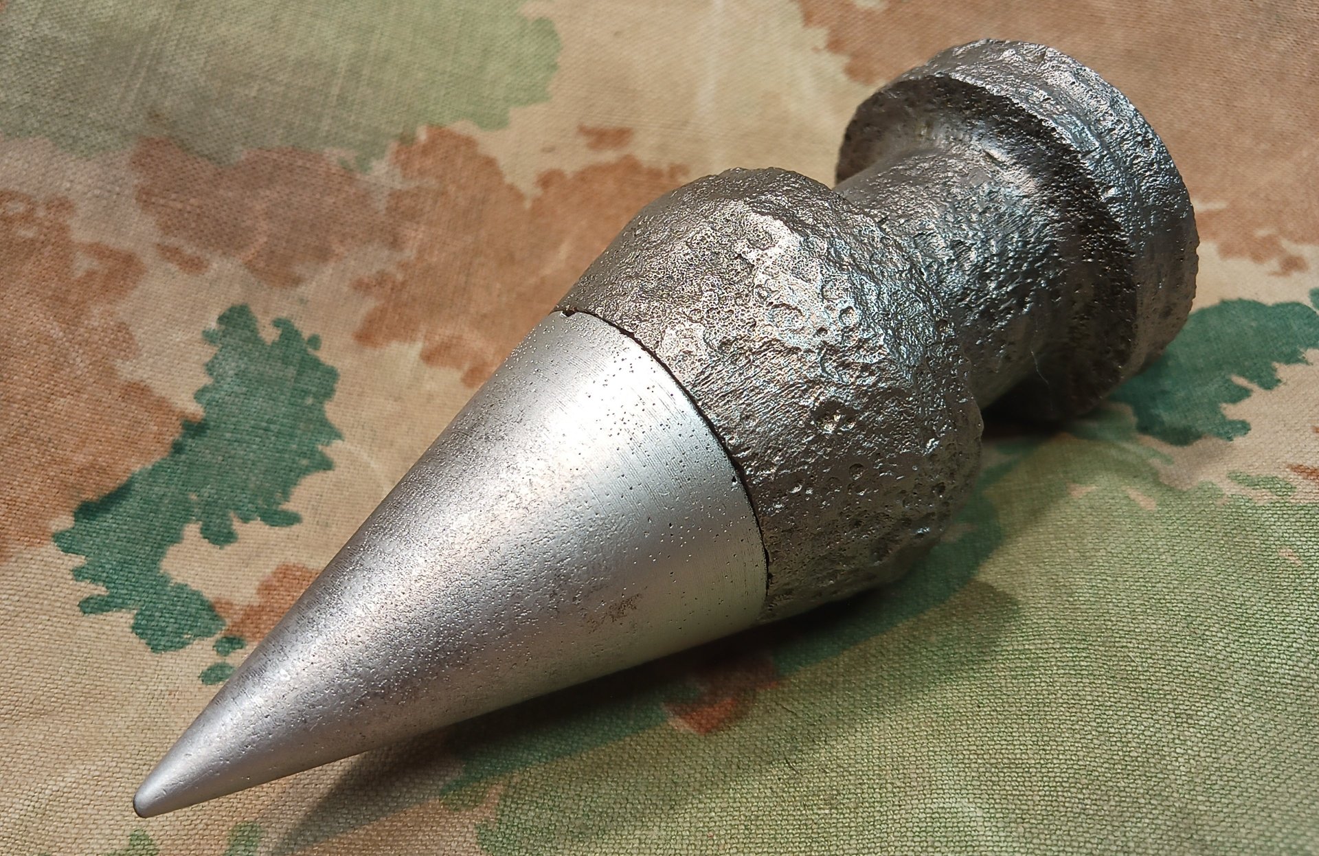 5,0cm Hartkerngeschoss(WK2,Bombe,Zünder,Spreng,Flak,Rakete,Panzer,Mine,Mp40,P 08,Konvolut,Bodenfund) – Bild 1