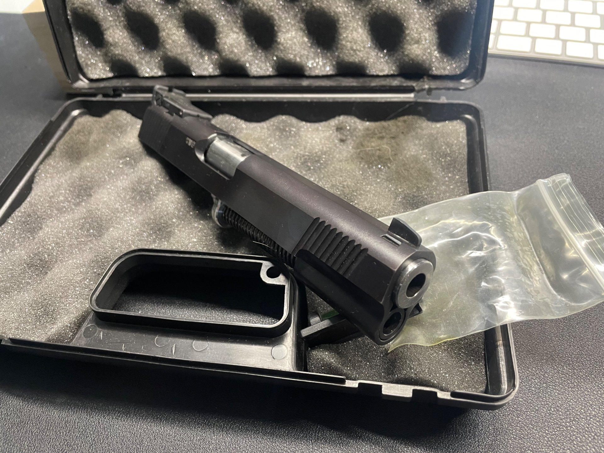 1911 Prommersberger Wechselsystem 9x19 – 5" Polygon Bull Barrel – Kensight – Bild 5