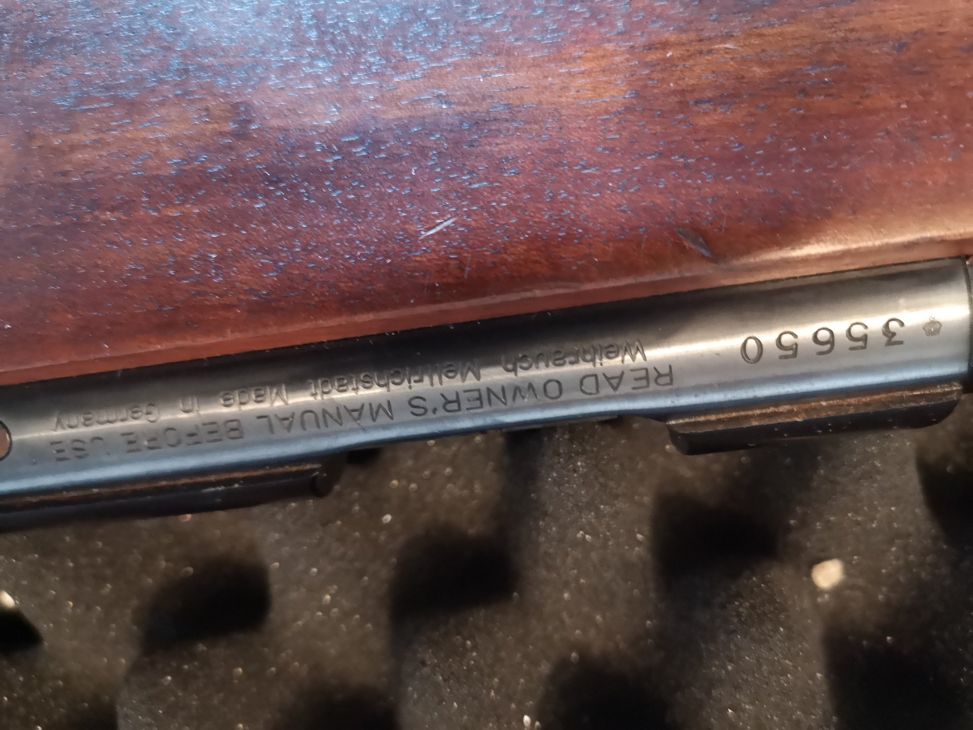 Weihrauch HW 60 , Matchgewehr .22 , unverbastelt. – Bild 5