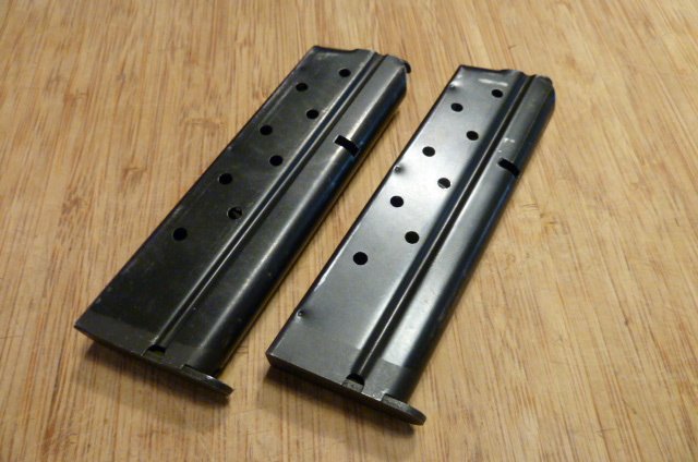 2 Magazine für Colt Gov. 1911 in 9mm Luger/Para - Fundzustand – Bild 3