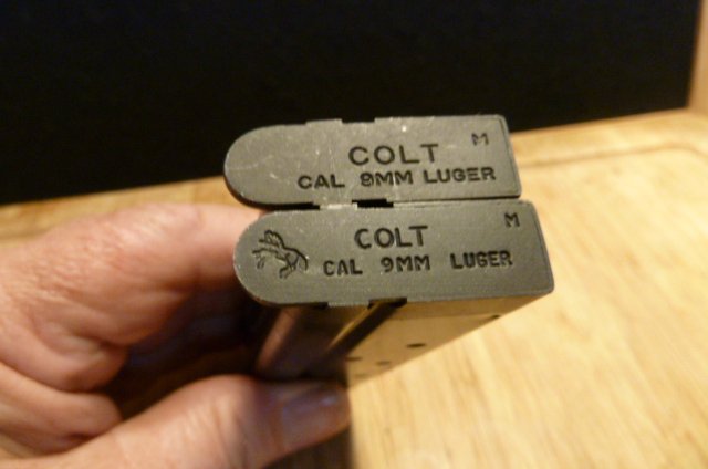 2 Magazine für Colt Gov. 1911 in 9mm Luger/Para - Fundzustand – Bild 6