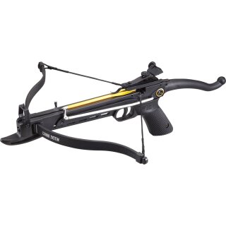175 fps Recurve-Pistolenarmbrust: 80 lbs Cobra Aluminium schwarz inkl. 23 Bolzen bei Sofortkauf – Bild 1