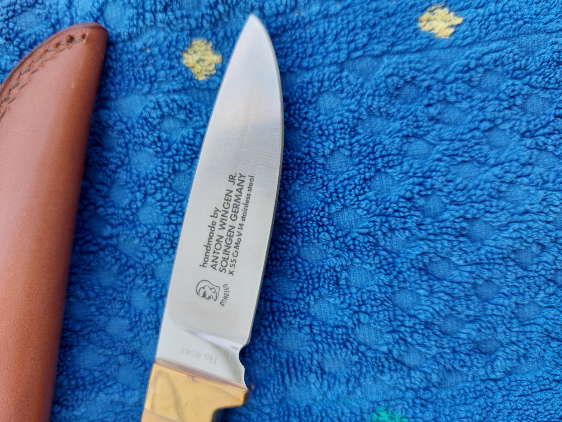 OTHELLO CUSTOM KNIFE A. G. RUSSELL, neu in Ovp. von 1972 – Bild 2