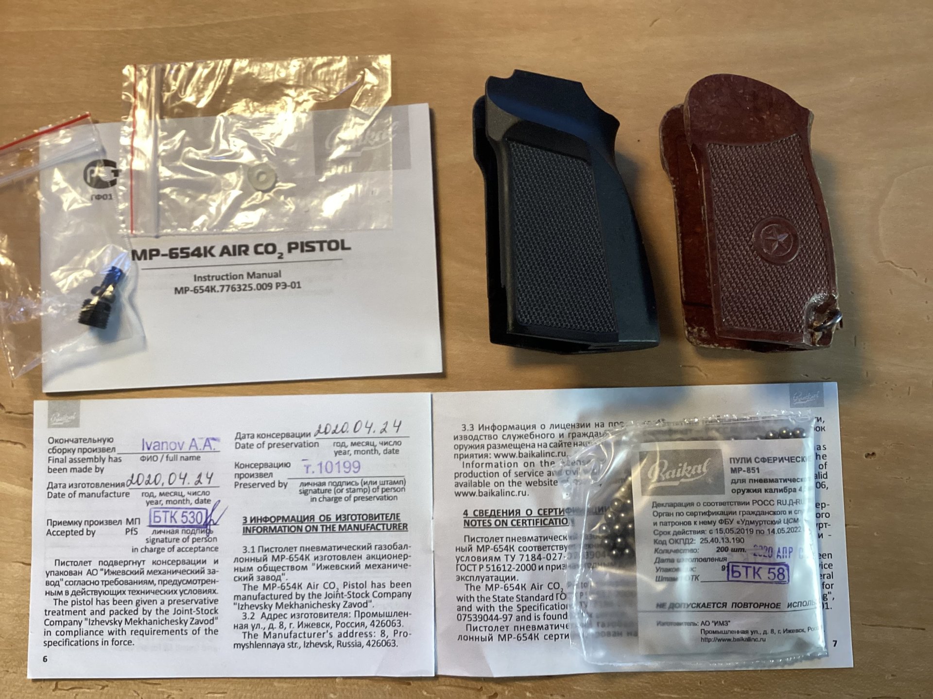 Baikal MP 654K Makarov CO2 Pistole – Bild 5