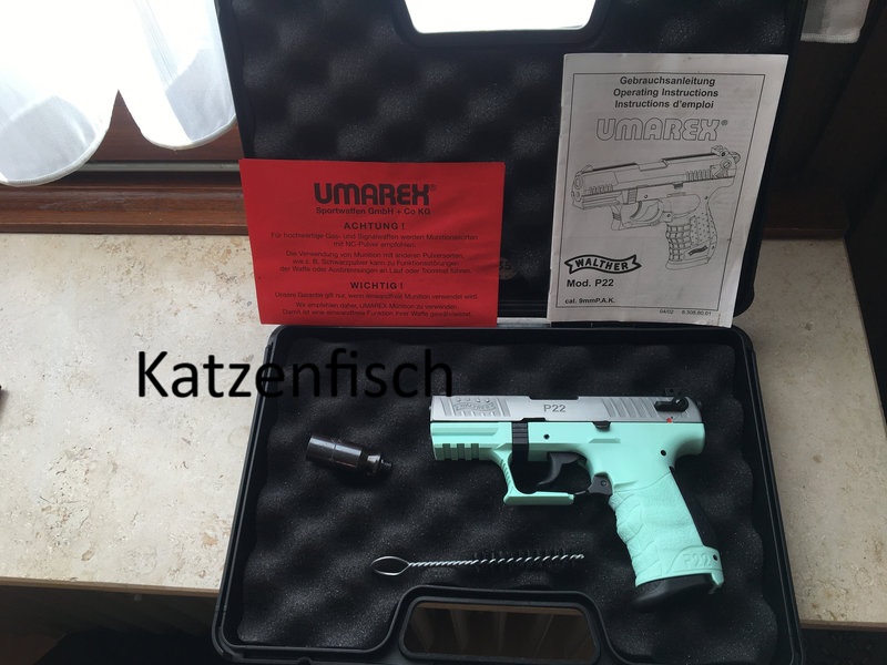 Walther P22 Q Mintos, limitiertes Modell, neuwertig, original verpackt. SEHR SELTEN!! – Bild 1