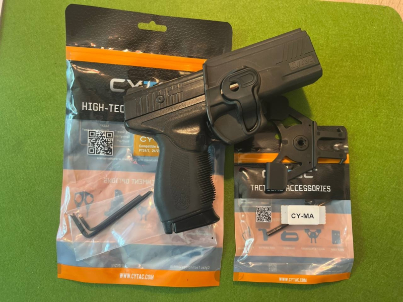 CYTAC KYDEX HOLSTER TAURUS PT24/7, 809, GLOCKS, BAUÄHNLICHE NEU OVP MIT ZUBEHÖR – Bild 1