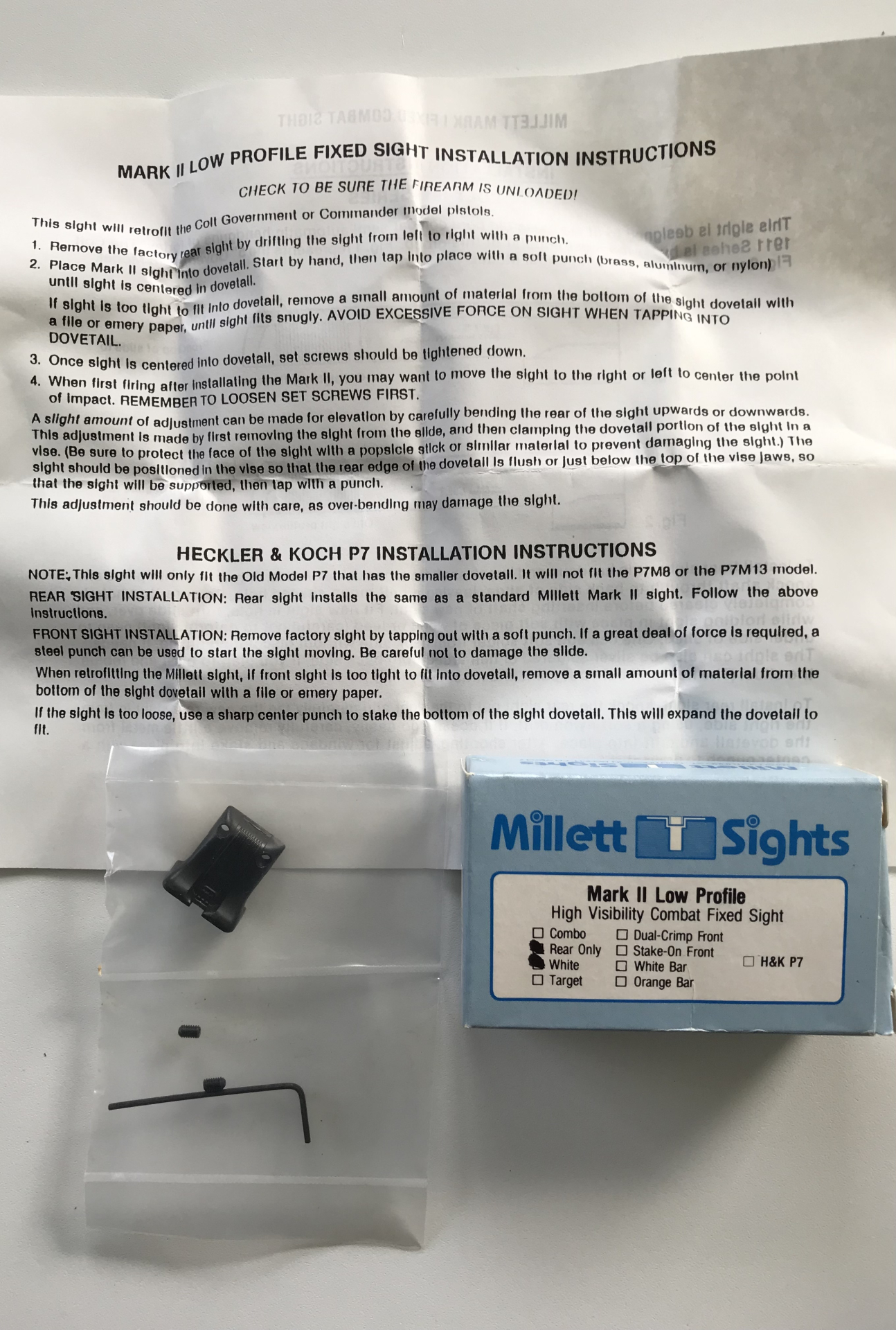 Millett Visier Mark II Low Profile – Bild 1