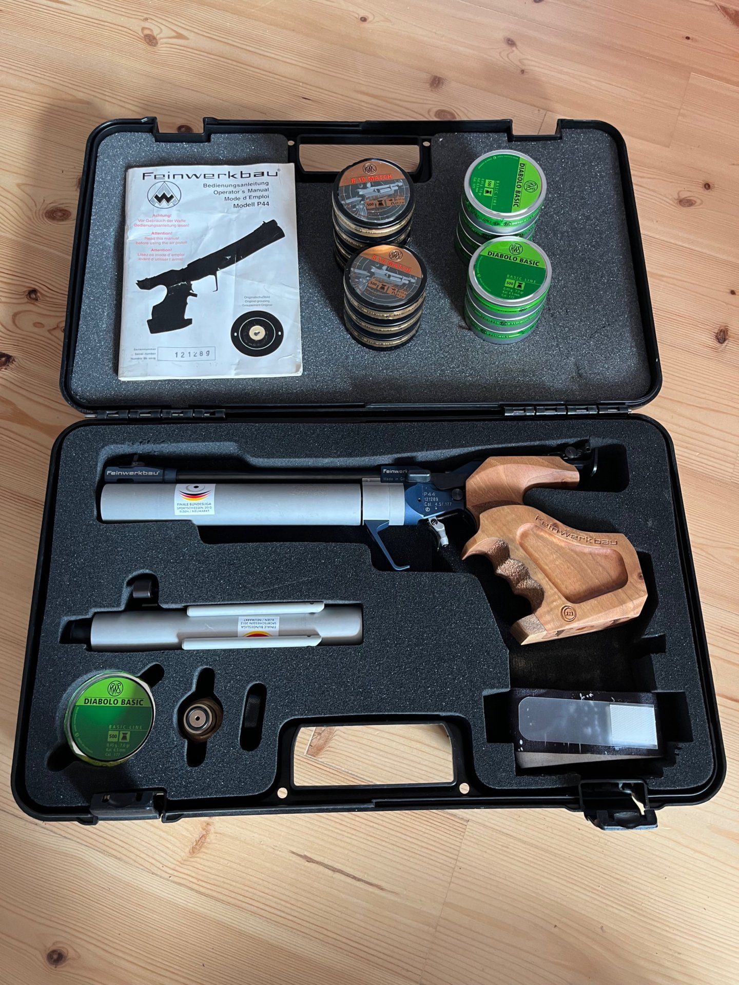 Luftpistole P44 mit Griff L von Feinwerkbau – Bild 2