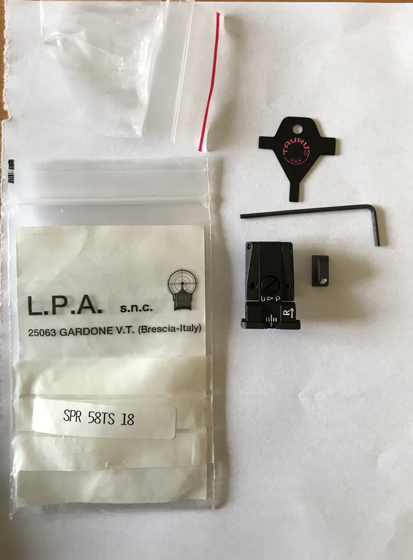 L.P.A. Visier SPR 58 TS 18 mit Werkzeug – Bild 2