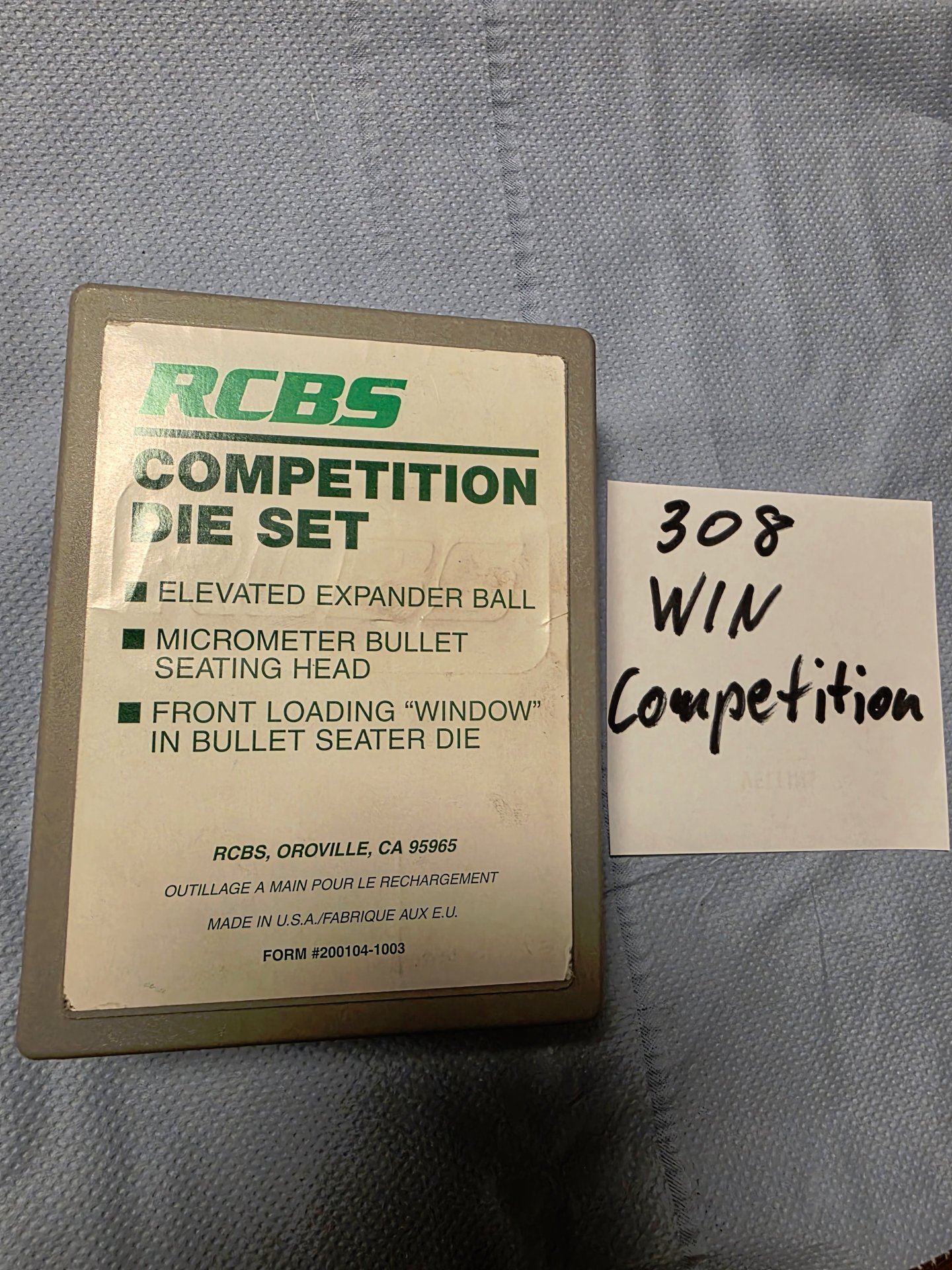 Matritze Competition F L DIE SET 308 WIN – Bild 1