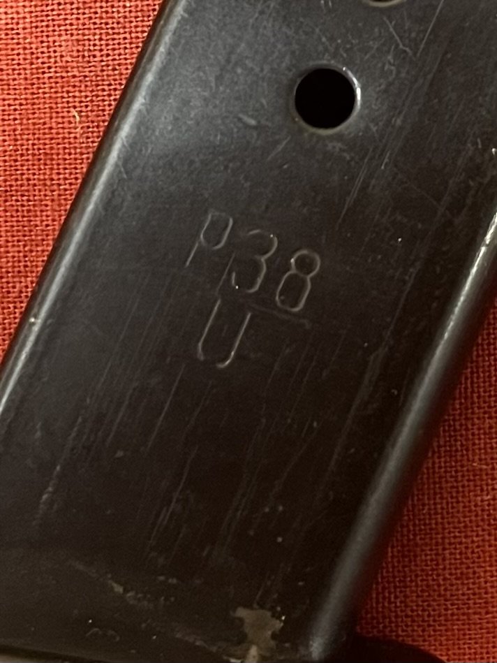Interessantes originales P.38 Magazin – jvd / U – passend für Spreewerk P.38, späte 0-Serie – Bild 2