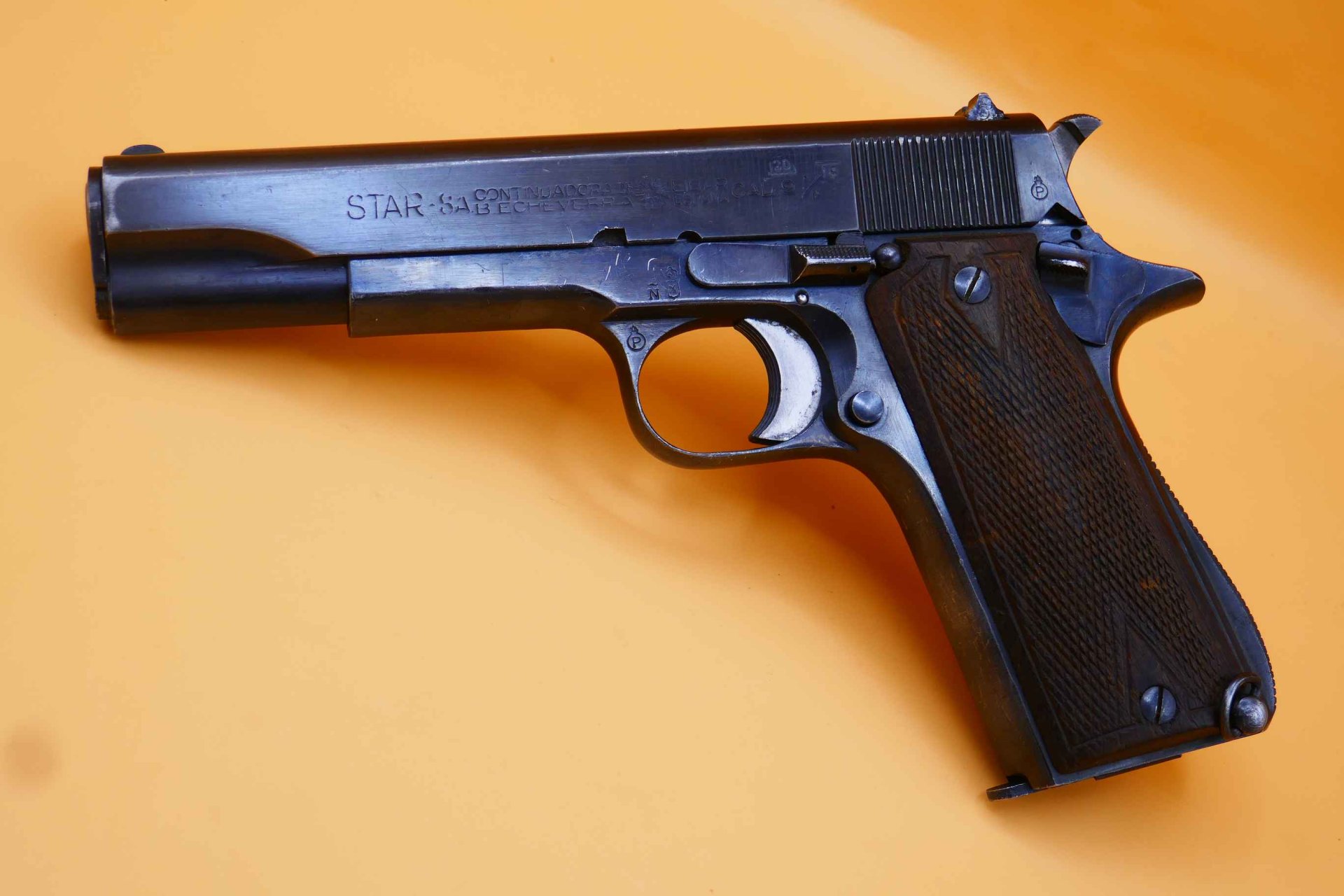 Pistole Star B 1944 9mm Luger No P08 P38 Walther – Bild 3